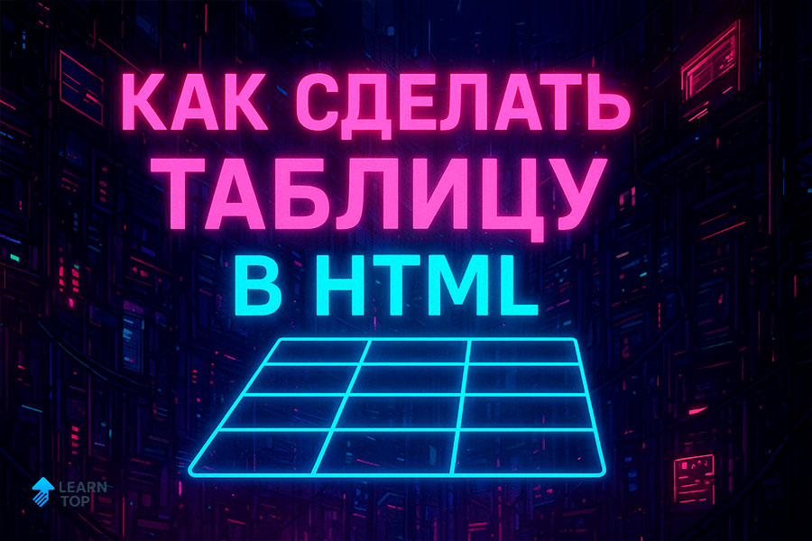 Как сделать таблицу в HTML — примеры кода для начинающих