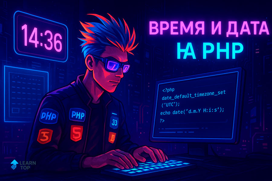 Время и дата на PHP как с этим работать на примерах