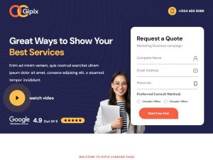 Gipix — Bootstrap 5 шаблон для эффективных лендингов